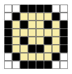 Übe mit dem 8x8 Pixel Code Generator wie Codierung funktioniert