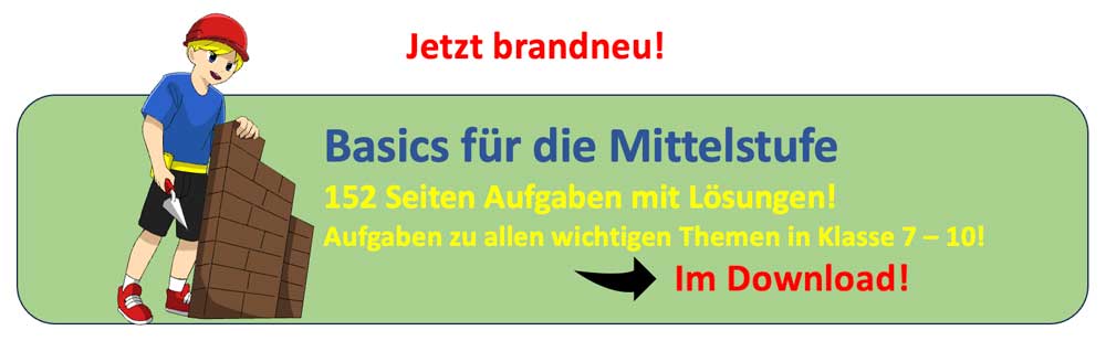 Mathe Aufgaben mit Lösungen