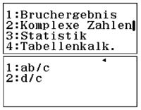 Casio fx991DEX Bruchdarstellung Rechnen mit Brüchen