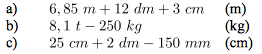 Größen berechnen - Rechnen mit Längen