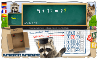 Mathefritz Kopfrechenaufgabentrainer