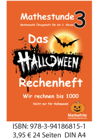 Mathestunde 3 Das Halloween Rechenheft