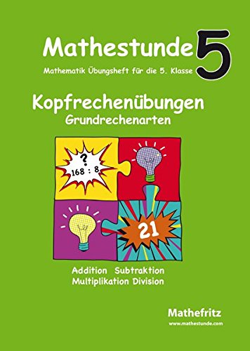Übungsheft Klasse 5 Kopfrechenaufgaben