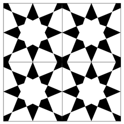 Mosaik Achteck Muster