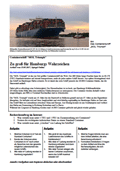 Textaufgabe Containerschiffe in Hamburg