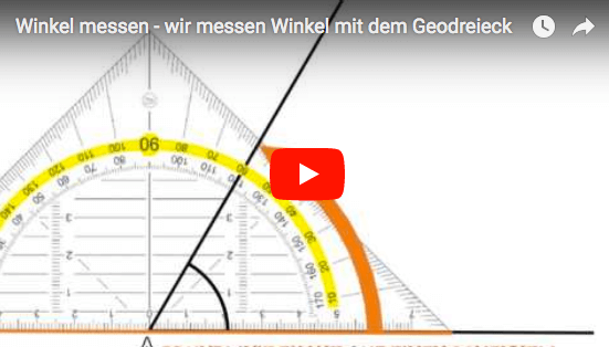 Winkel messen in Klasse 5 - das Lernvideo