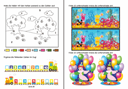 Zahlen lernen und Bilderrätsel