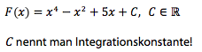 Allgemeines Unbestimmtes Integral