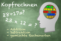 Kopfrechenaufgaben und Kopfrechnen Kopfrechentrainer