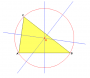 Umkreis eines Dreiecks mit Hilfe der Mittelsenkrechten