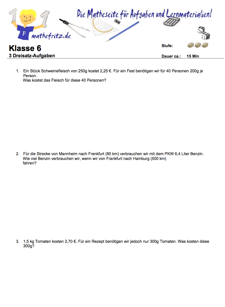 Featured image of post Mathe bungen Klasse 6 Hauptschule Zum Ausdrucken Die hauptschule geht von klasse 5 bis klasse 9 oder 10