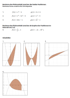 Arbeitsblatt Integralrechnung Flächen bestimmen