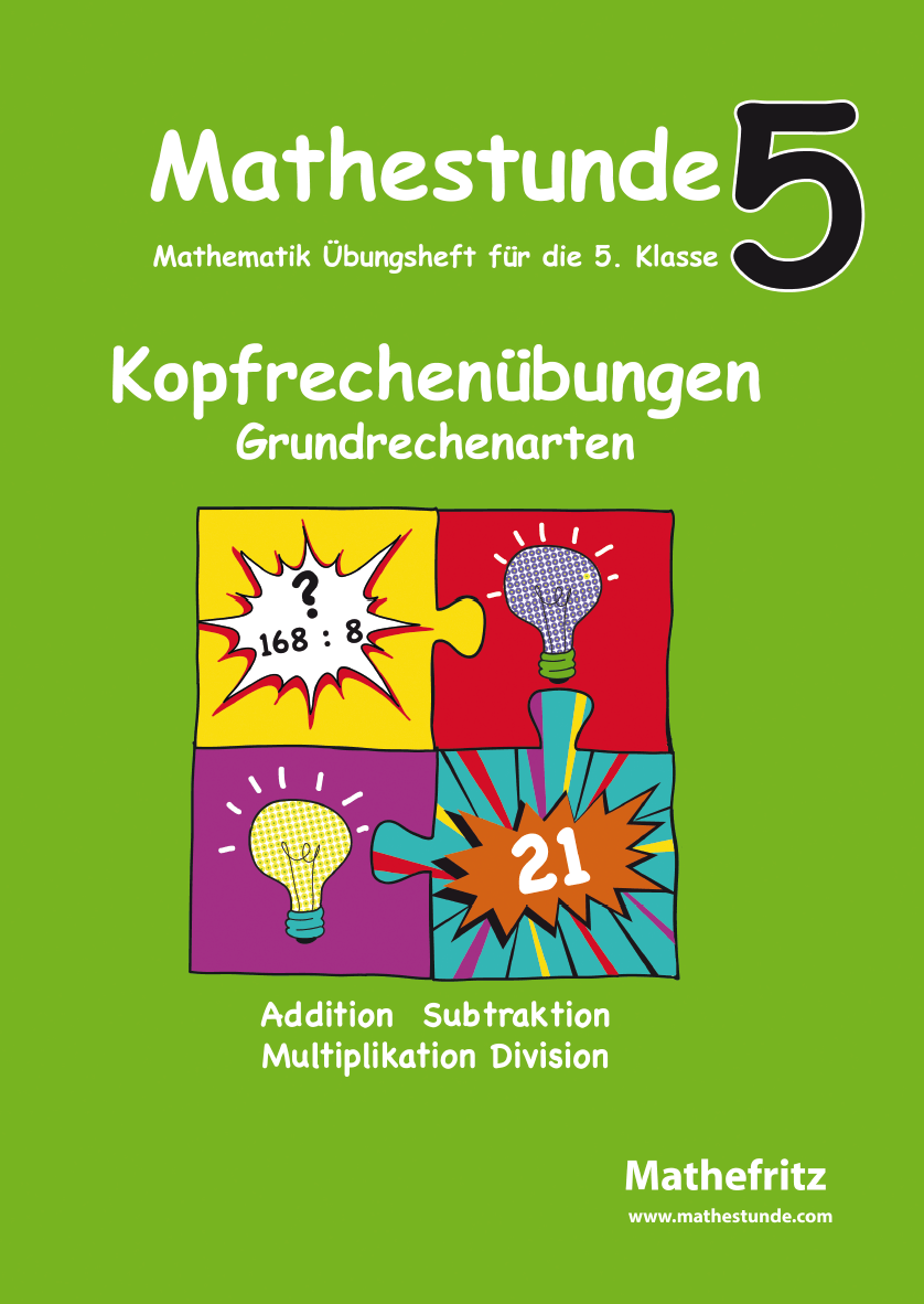 Übungsheft Kopfrechnen Klasse 5 