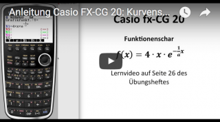 Casio FX-CG 20 Funktionenscharen zeichnen