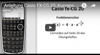 Casio FX-CG 20 Funktionenscharen zeichnen
