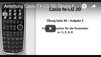 Casio FX-CG 20: Funktionenschar anlegen