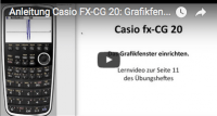Casio FX-CG 20: Grafikfenster einrichten