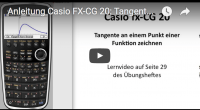 Casio FX-CG 20: Tangente anlegen