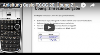 Casio FX-CG 20 Zinseszins