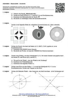 Arbeitsblatt Geometrie Klasse 7